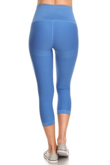 Women's High Performance Moto Style Capri Compression Leggings style 3