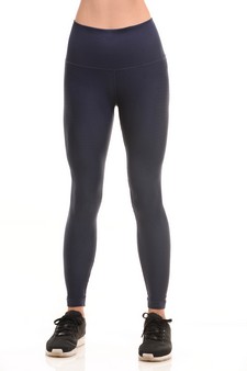 Women's High-Performance Moto Style Workout Compression Leggings style 2