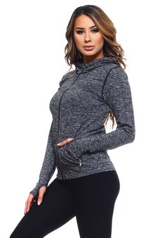 Seamless Active Living Jacket with Hoodie style 2