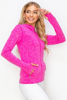 Seamless Active Living Jacket with Hoodie style 2