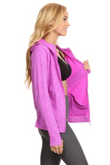 Seamless Active Living Jacket with Hoodie style 3