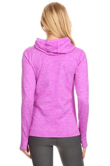 Seamless Active Living Jacket with Hoodie style 4