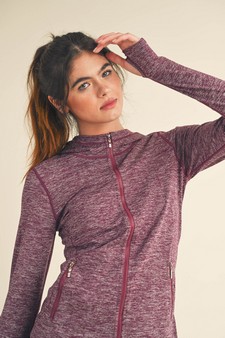 Seamless Active Living Jacket with Hoodie style 4