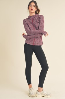 Seamless Active Living Jacket with Hoodie style 5