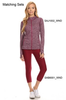 Seamless Active Living Jacket with Hoodie style 6