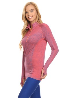 Seamless Active Living Pull Over Top style 2