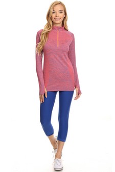 Seamless Active Living Pull Over Top style 6