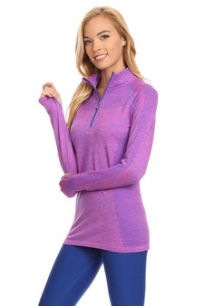 Seamless Active Living Pull Over Top style 3