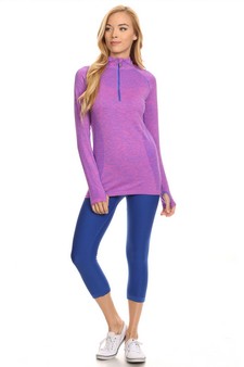 Seamless Active Living Pull Over Top style 6