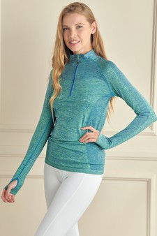 Seamless Active Living Pull Over Top style 2