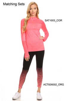 Seamless Active Living Pull Over Top style 6