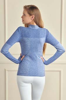 Seamless Active Living Pull Over Top style 3