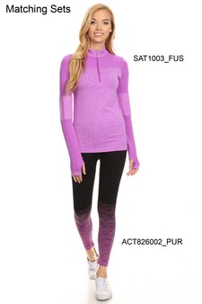 Seamless Active Living Pull Over Top style 6