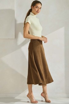 eta 01/09/25 - Women's Corduroy Flared Long Skirt style 3