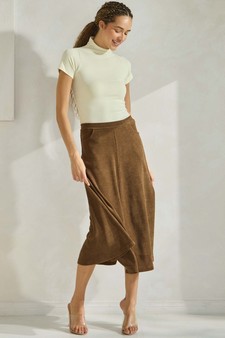 eta 01/09/25 - Women's Corduroy Flared Long Skirt style 5