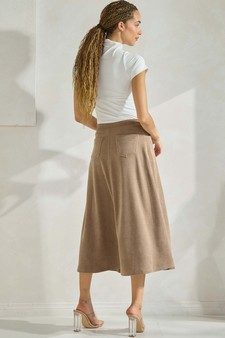 eta 01/09/25 - Women's Corduroy Flared Long Skirt style 2