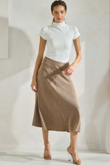 eta 01/09/25 - Women's Corduroy Flared Long Skirt style 4