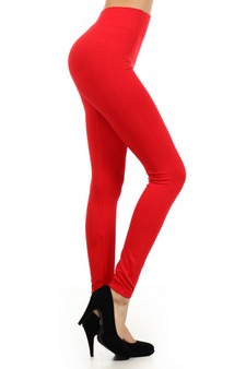 Solid Color Seamless Legging w/ 3" Waistband