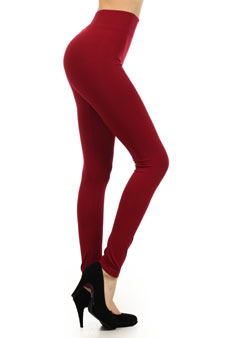 Solid Color Seamless Legging w/ 3" Waistband