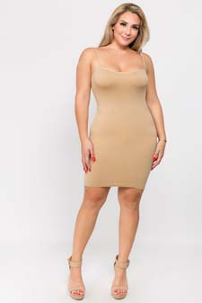 Women's Seamless Cami Slip Dress style 4