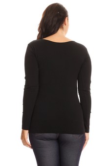 Lady's Long Sleeve Top style 4