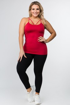 Women's Seamless Strappy Detail Cami Top style 4