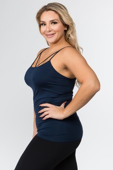 Women's Seamless Strappy Detail Cami Top style 2