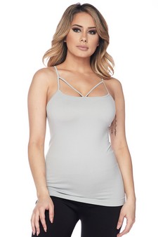 Women's Seamless Strappy Detail Cami Top style 2