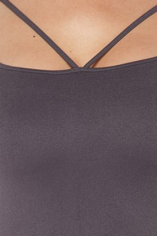 Women's Seamless Strappy Detail Cami Top style 5