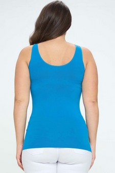 **New Color** Lady's V or U Neckline Reversible Seamless Tank style 2