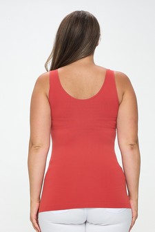 V or U Neckline Reversible Seamless Tank style 3