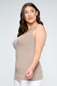 Lady's V or U Neckline Reversible Seamless Tank style 2