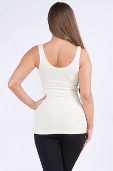 Lady's V or U Neckline Reversible Seamless Tank style 3