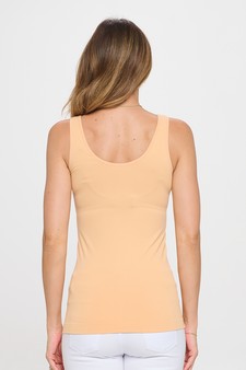 **New Color** Lady's V or U Neckline Reversible Seamless Tank style 3