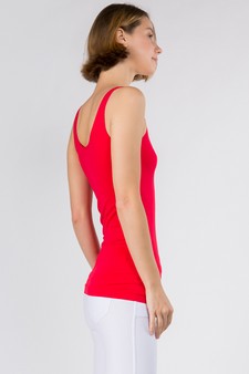 ETA 11/25/24 - Lady's V or U Neckline Reversible Seamless Tank style 3