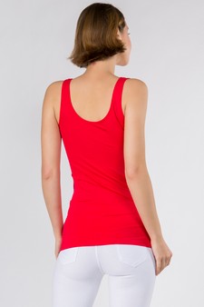 ETA 11/25/24 - Lady's V or U Neckline Reversible Seamless Tank style 4