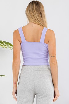 Women’s Seamless Textured Crop Tank style 3