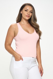 Women’s Your New Go-To Reversible Ribbed Seamless Tank style 2