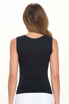 Women’s Reversible High-Low Neckline Seamless Tank style 2