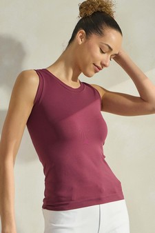 ETA 01/24/25 - Women’s Reversible High-Low Neckline Seamless Tank style 3