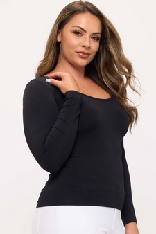 ETA 08/14/25 - Women’s Sculpted Chic Seamless Long Sleeve Top style 3