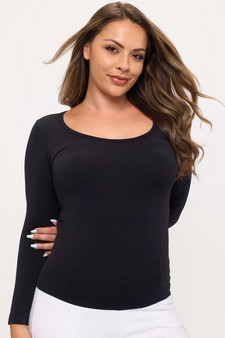 ETA 08/14/25 - Women’s Sculpted Chic Seamless Long Sleeve Top style 4