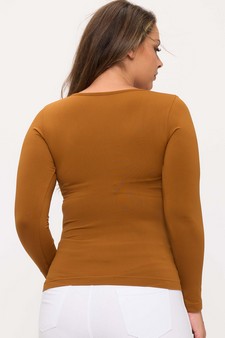 ETA 08/14/25 - Women’s Sculpted Chic Seamless Long Sleeve Top style 2