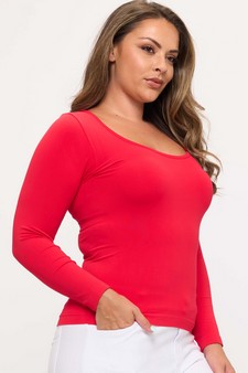 ETA 08/14/25 - Women’s Sculpted Chic Seamless Long Sleeve Top style 3