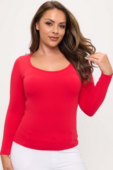 ETA 08/14/25 - Women’s Sculpted Chic Seamless Long Sleeve Top style 4