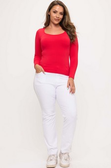 ETA 08/14/25 - Women’s Sculpted Chic Seamless Long Sleeve Top style 5