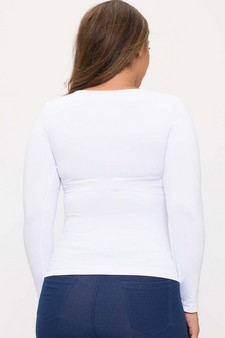 ETA 08/14/25 - Women’s Sculpted Chic Seamless Long Sleeve Top style 2