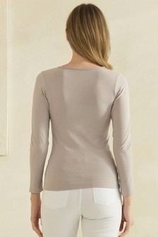 Women’s Sculpted Chic Seamless Long Sleeve Top style 2