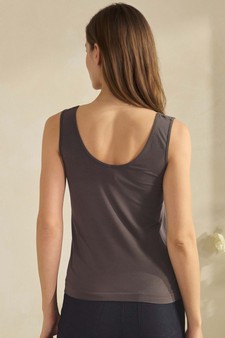 Women's Airsoft Seamless Reversable U-V Neckline Modal Tank Top style 2
