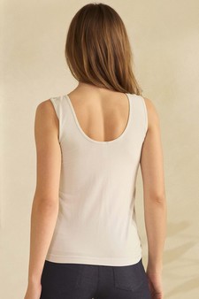 Women's Airsoft Seamless Reversable U-V Neckline Modal Tank Top style 2